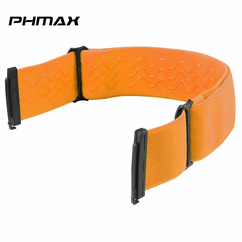 Phmax tira de óculos de esqui antiderrapante, livremente ajustável com fivela, cinta antiderrapante adequada para óculos de esqui magnéticos