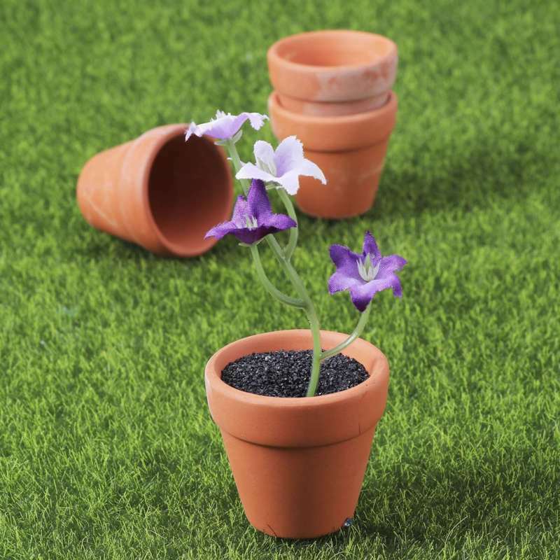 10 Buah Pot Terakota Kecil Pot Tanah Liat Keramik Pot Tanaman Kaktus Pot Bunga Sukulen Pot Pembibitan Bagus untuk Kerajinan Tanaman