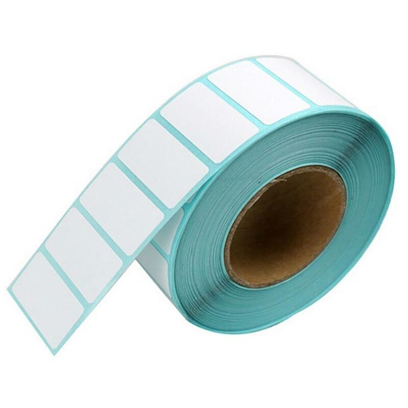 1000Pcs/Roll 30x20mm Selbst-adhesive Thermische Tag Barcodes Aufkleber Druck Papier