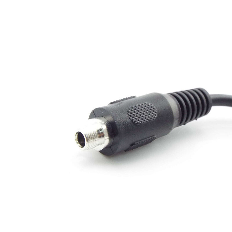1 Uds estéreo de 3,5mm hembra a tornillo Cable de extensión hembra de Cable de Audio Aux Cable de línea de alimentación con un tornillo tuerca para auriculares 23cm