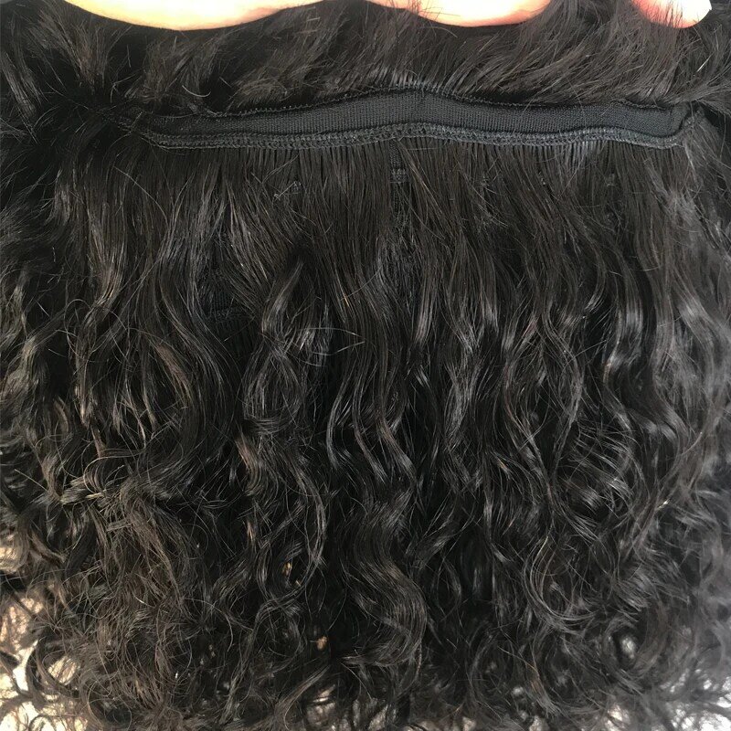 QueenKing – perruque Bob Lace Front Wig Remy brésilienne naturelle, cheveux bouclés, naissance des cheveux naturelle, pre-plucked, partie libre, densité 250%