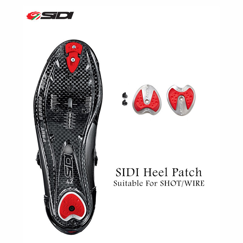 Road Bike Lock Shoes HEEL CLEAT Spare Cleats For The Sole Has The Replaceable Studs Heel Lug Sold In Pairs Fits All Sidi Shoes