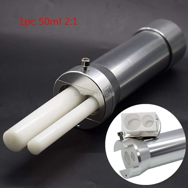 50ml Pneumatic Glue Guns 1:1 2:1 10:1 Two Component AB Epoxy Sealant Glue Gun Dispenser Applicator Glue Adhensives Caulking Guns
