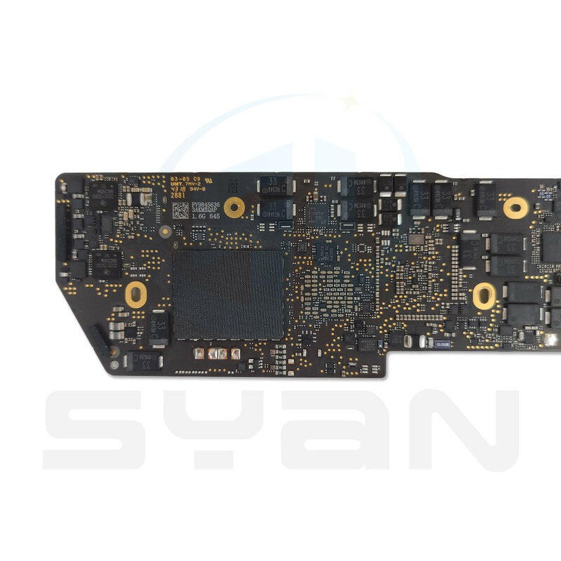 Placa-mãe para Macbook Air, A1932, Placa lógica com impressão digital, 13,3 polegadas, 1,6 GHz, 8GB, SSD de 128GB, 820-01521-A, 2018