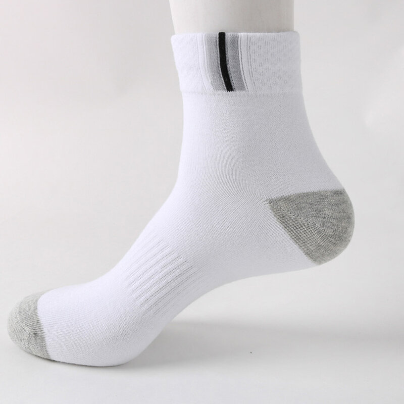 1 paar Hohe Qualität Bambus herren Socken Casual Atmungs Gestreiften Business Kurze Socke Baumwolle Meias Chaussette Homme Männer Socken