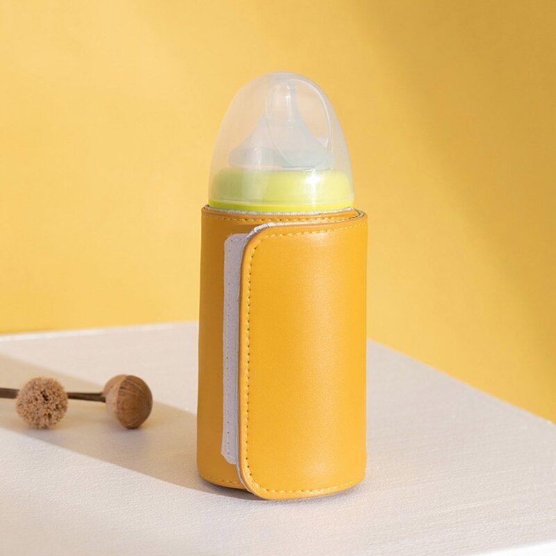 USB Baby Flasche Wärmer Tragbare Reise Milch Wärmer Infant Fütterung Flasche Heizung Abdeckung Isolierung Thermostat Lebensmittel Heizung