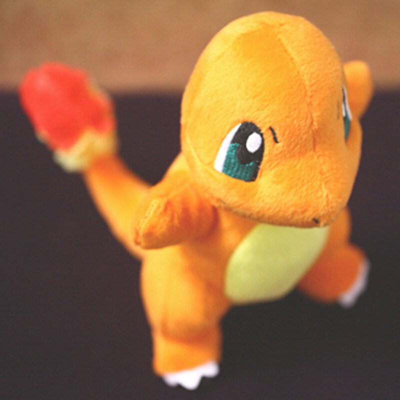 TAKARA TOMY Pokemon Charmander juguete de peluche suave, Anime japonés, dragón, muñeca de peluche, regalo para niños