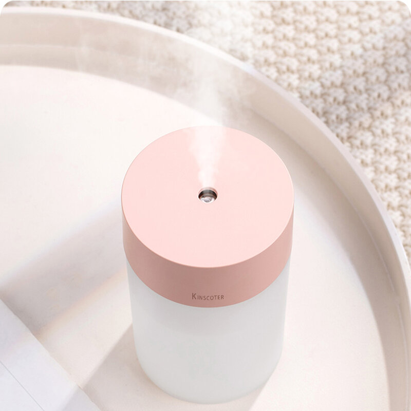 Mini แบบพกพา Ultrasonic 260Ml Air Humidifier USB เครื่องฟอกอากาศเครื่องฟอกอากาศ Sprayer Aroma Diffuser LED Light Night