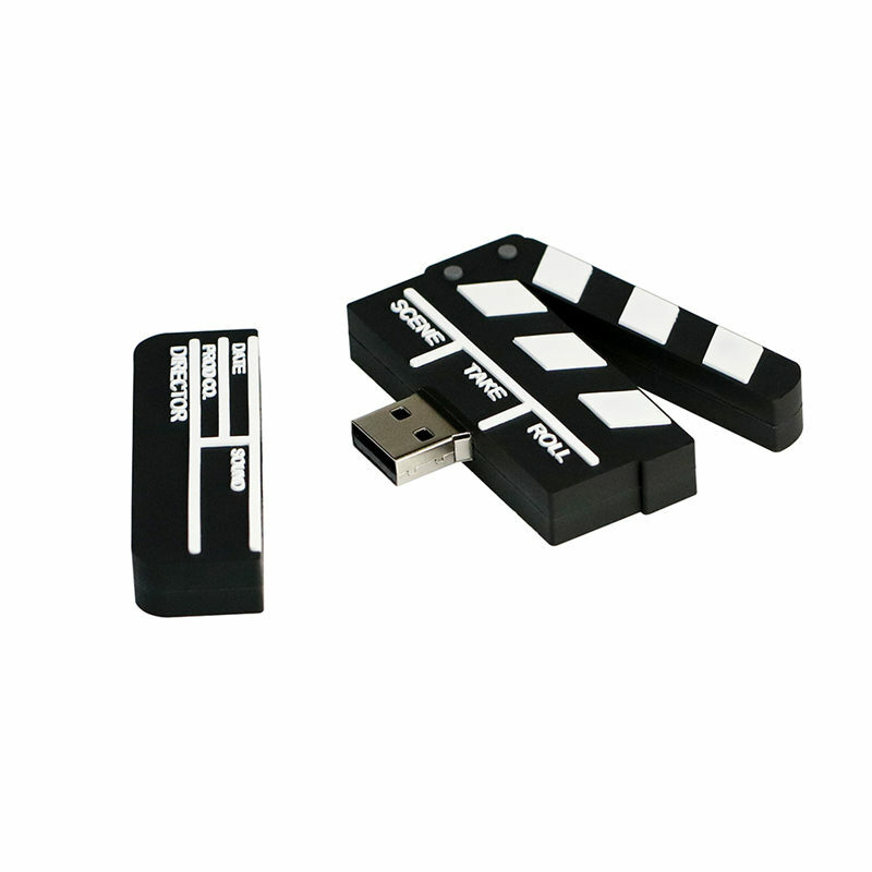Creative Usb Flash Drive Movie Clapper Board Pendrive 128GB Flash Memory Card 64GB Pen Drive 32GB Usb Stick 4GB 8GB Flash Drive
