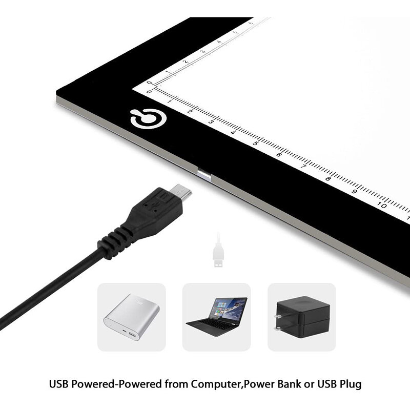 2022 nowy LED Tablet graficzny cyfrowy grafika Pad A3 A4 A5 USB kaseton LED deska do kopiowania elektronicznych sztuka graficzny malowanie pad