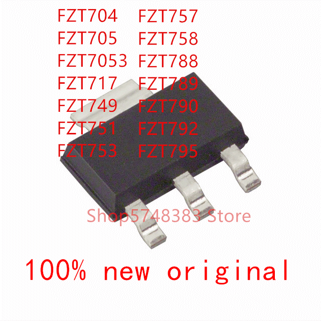 10 قطعة/الوحدة الأصلي FZT704 FZT705 FZT7053 FZT717 FZT749 FZT751 FZT753 FZT757 FZT758 FZT788 FZT789 FZT790 FZT792 FZT795 سوت-223