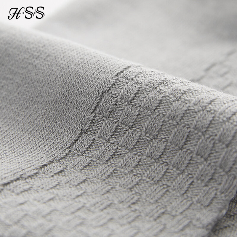 HSS-Chaussettes courtes en fibre de bambou pour hommes, lot de 5 paires, de haute qualité, respirantes, pour l'été et l'hiver