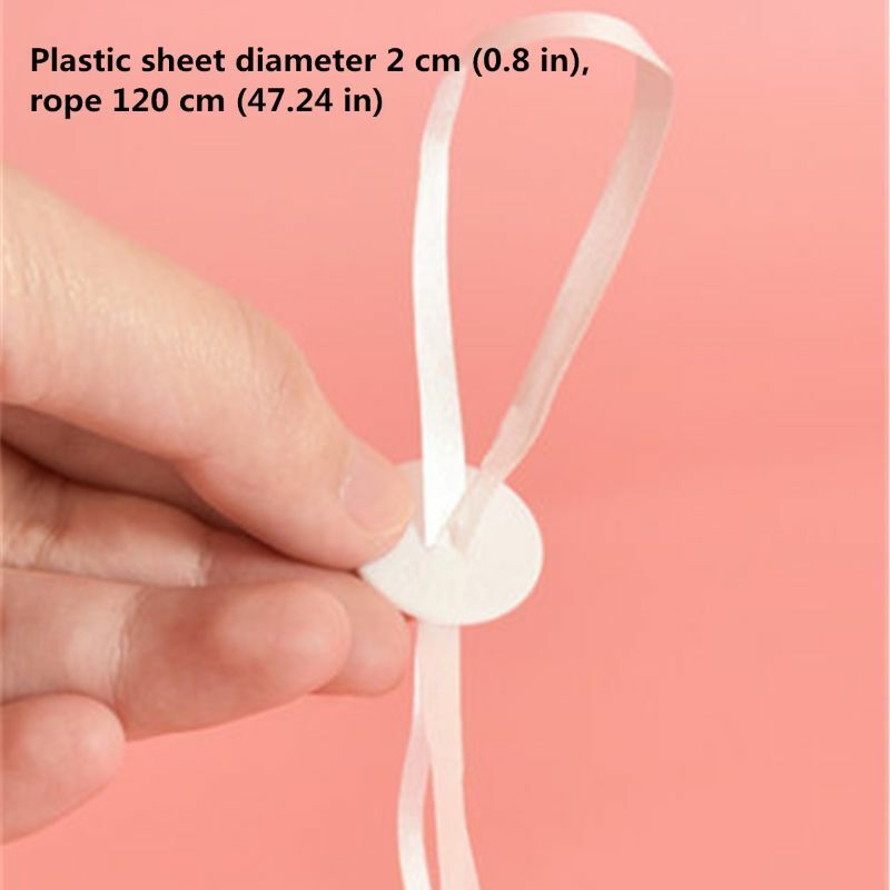 C5AA 50 Balloon Helium With Polyband White Balloon Strap With Quick Release Balloon Closure