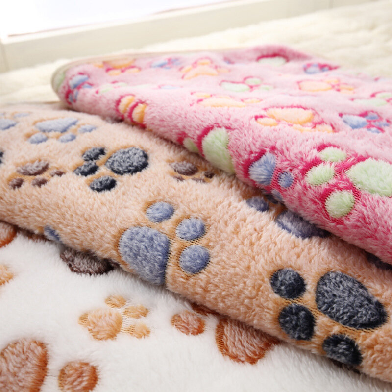High Quality Manta Perro Couverture Chien Soft Fluffy Dog Blanket Cute Pet Fleece Pad Warm and Comfortable For Hamster Dog Cat