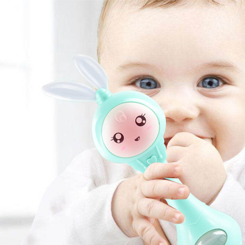 Детские музыкальные дрожание рук игрушка-погремушка музыкальный мигающий светильник Игрушки для раннего развития детей младенцев колокольчики погремушки