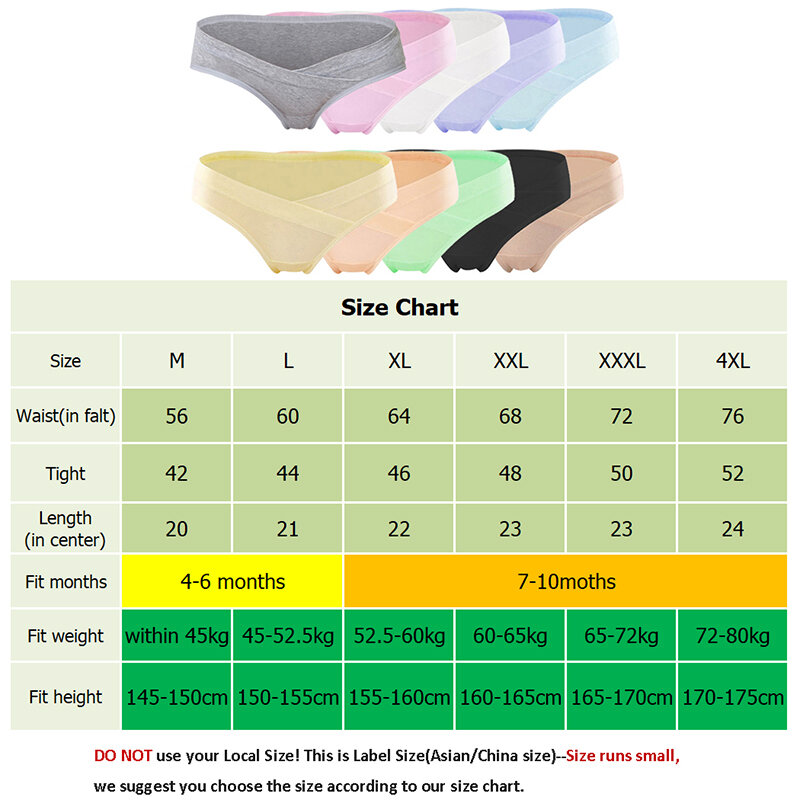 5 Cái/lốc Quần Lót Bà Bầu Mang Thai Quần Lót Dưới Sự Va Đập Tốt Nhất Cho Áo Quần Jean Mang Thai Femme Cotton Thoải Mái Quần Đùi Đa Gói
