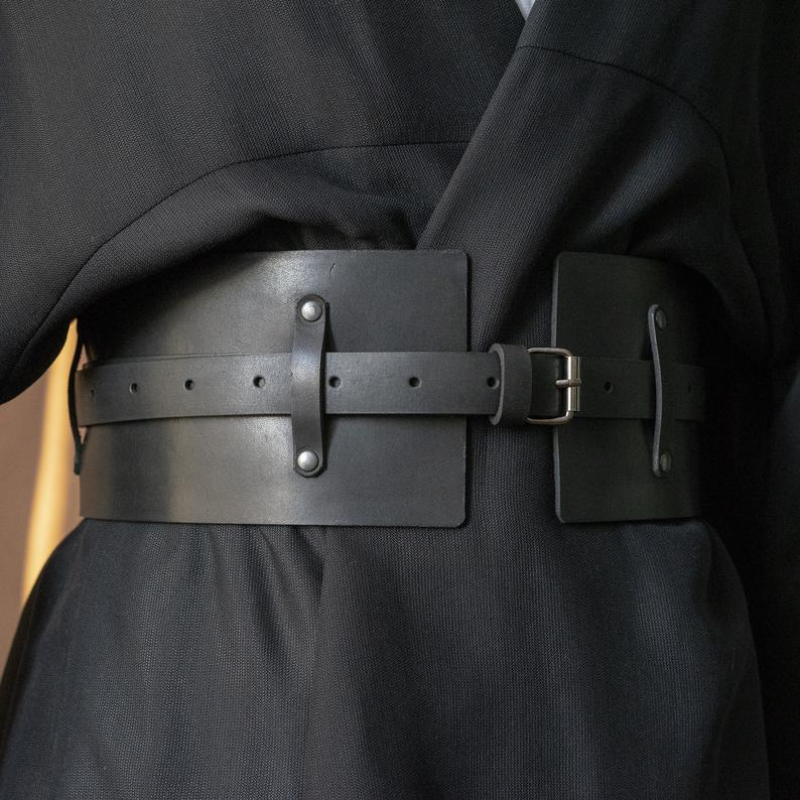 Cinturones góticos para mujer, cinturones Punk de cuero con hebilla, fajas de lujo, corsé de cuerpo caliente, fajas de ancho suave para mujer 2021
