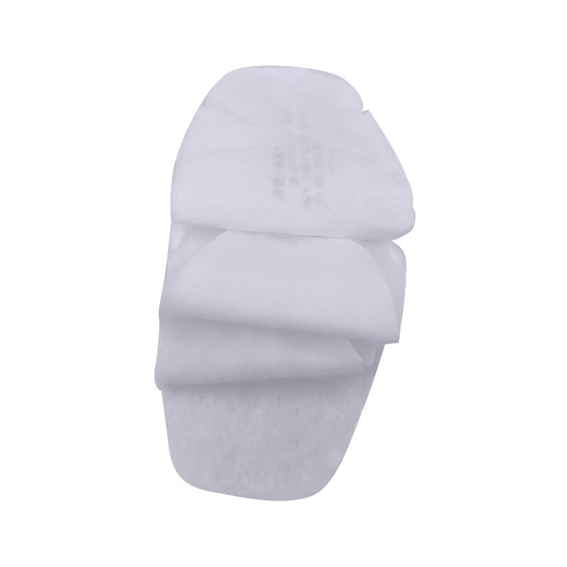 Filtros de algodão 5n11, filtros substituíveis para acessórios de máscara a contra poeira e gás de 6200/7502/6800 com 10 peças