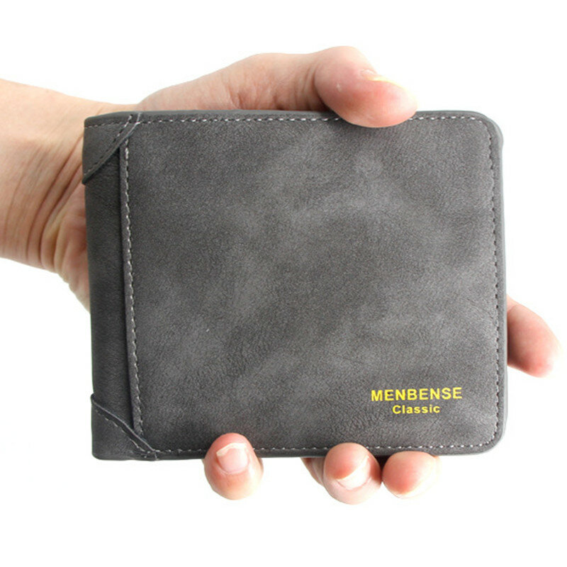 2024 nowy matowy portfel portfel biznesowy wielofunkcyjny casualowy portfel modowy o krótkiej pojemności