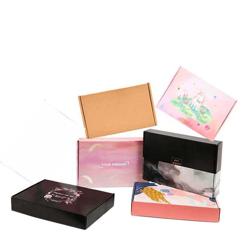 15x15x5cm addensare scatola di carta ondulata spedizione confezione regalo Mailer scatole per imballaggio di piccoli gioielli scatola per bomboniere per feste di compleanno 10 pezzi