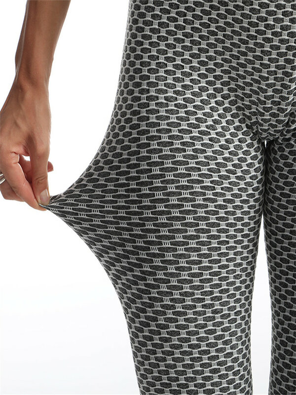 Бесшовные женские брюки YRRETY для фитнеса, модные эластичные дышащие спортивные брюки до щиколотки с высокой талией и принтом