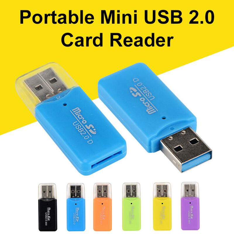 ไมโคร USB 2 0อ่านการ์ดความจำอะแดปเตอร์ USB สำหรับเครื่องอ่านบัตร TF การ์ด
