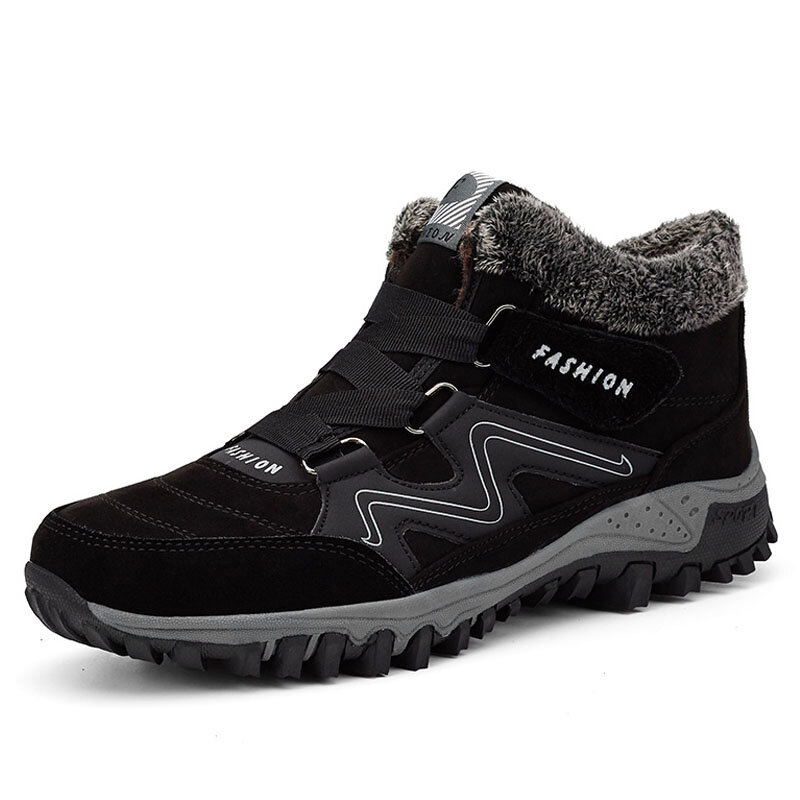 2020 mężczyźni buty wysokiej jakości zimowe futro ciepłe kostki zimowe mężczyźni zimowe gumowe buty do pracy mężczyźni Sneakers
