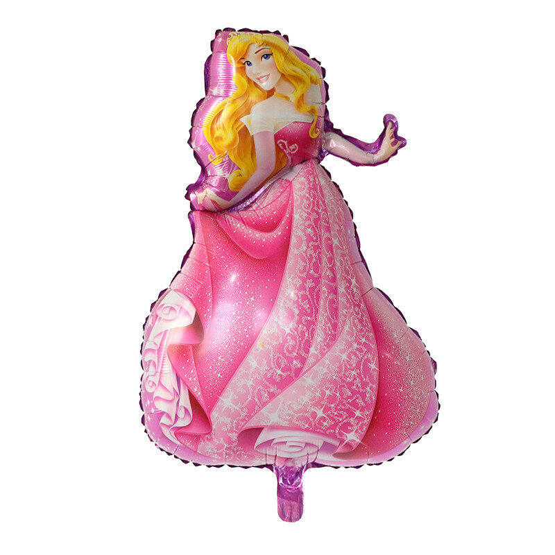 5Pcs บอลลูน Disney Princess 90*55ซม.Snow White Cinderella Elsa Air Globo สาววันเกิดตกแต่งของเล่นเด็กของขวัญ