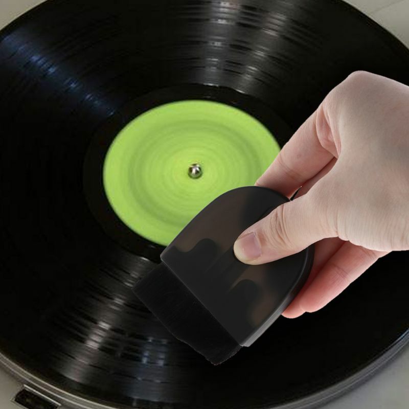 H052 Reinigingsborstel Draaitafel Lp Vinyl Player Record Anti-Statische Cleaner Dust Remover Accessoire