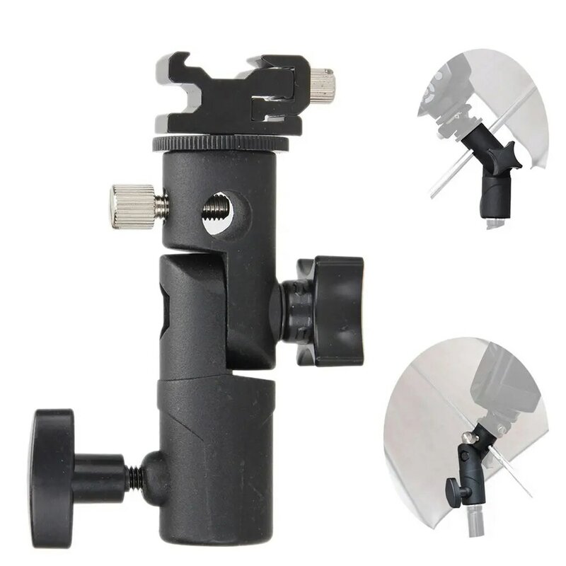 E-образный универсальный металлический кронштейн для вспышки стойка Горячий башмак держатель для зонта Speedlite фотостудия адаптер для фотостудии
