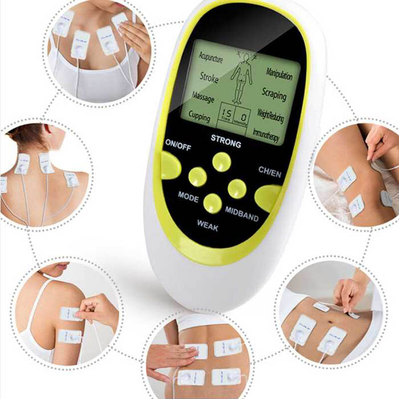 Elektryczny masażer szyi powrót stymulator pełny masażer do relaksującego masażu ciała pas do masażu dziesiątki akupunktura elektrostymulator