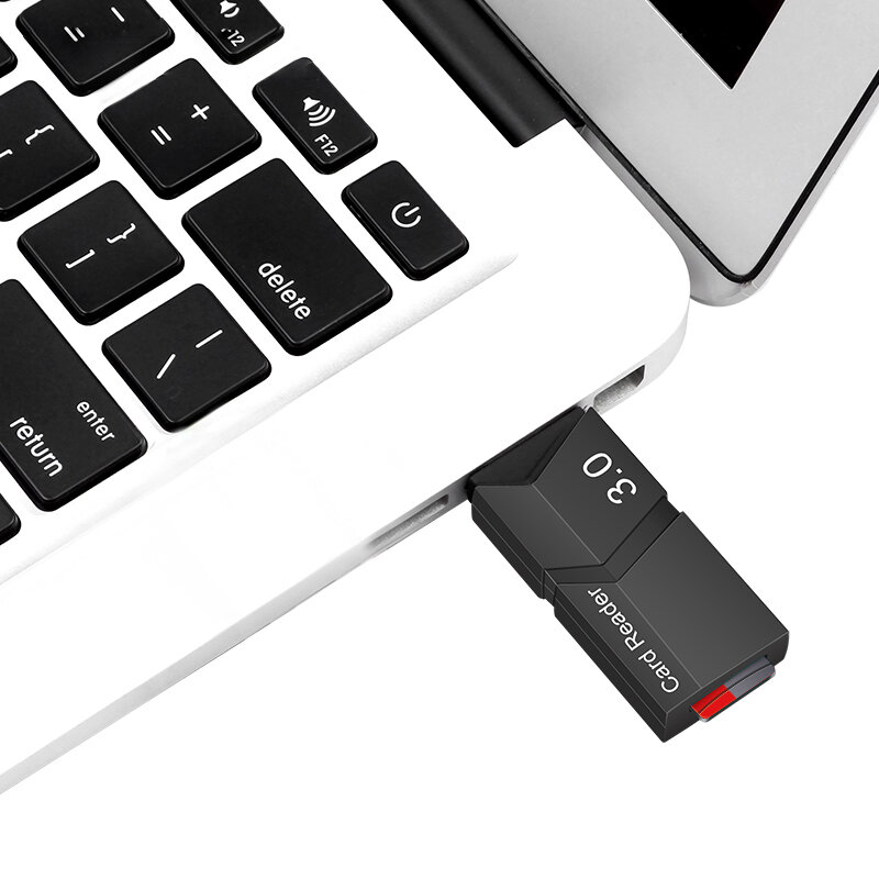Lector de tarjetas Micro SD USB 3,0, adaptador para unidad Flash, lector de tarjetas SD inteligente, 2,0