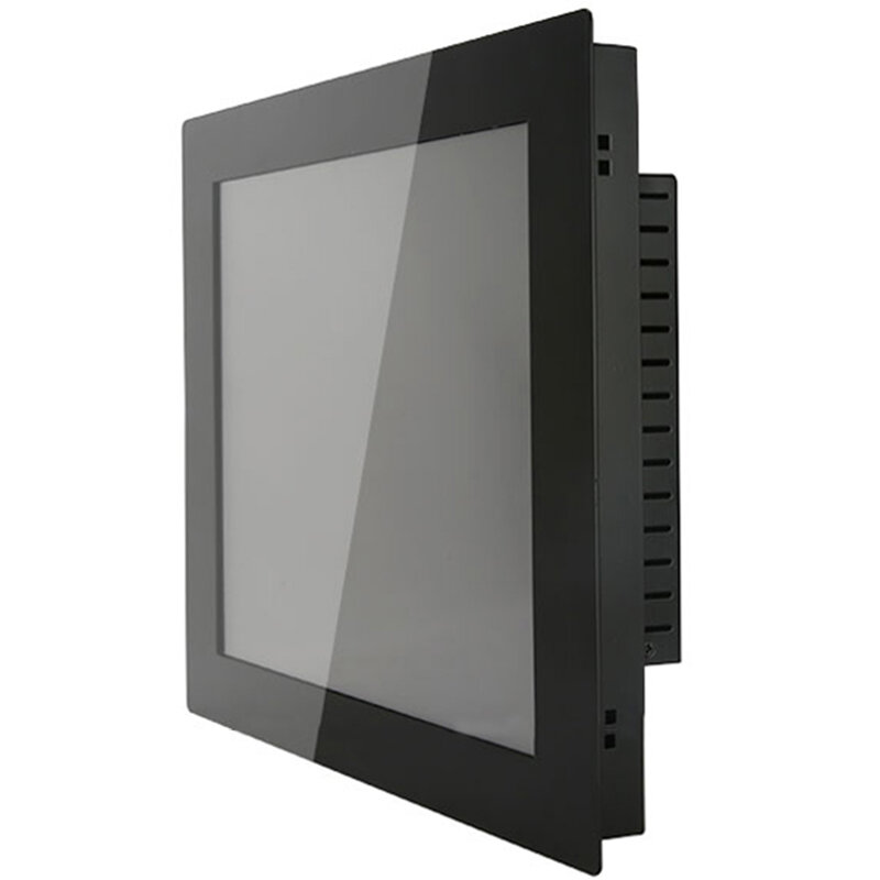 Fivela embutida Industrial computador tablet, painel de pc, tudo em um, core i3, tela de toque resistiva, built-in wifi, 15 ", 17", 19"