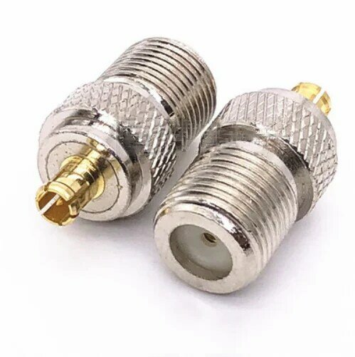 1pcs MCX Male to F Female RF Coaxial Connector Adapters