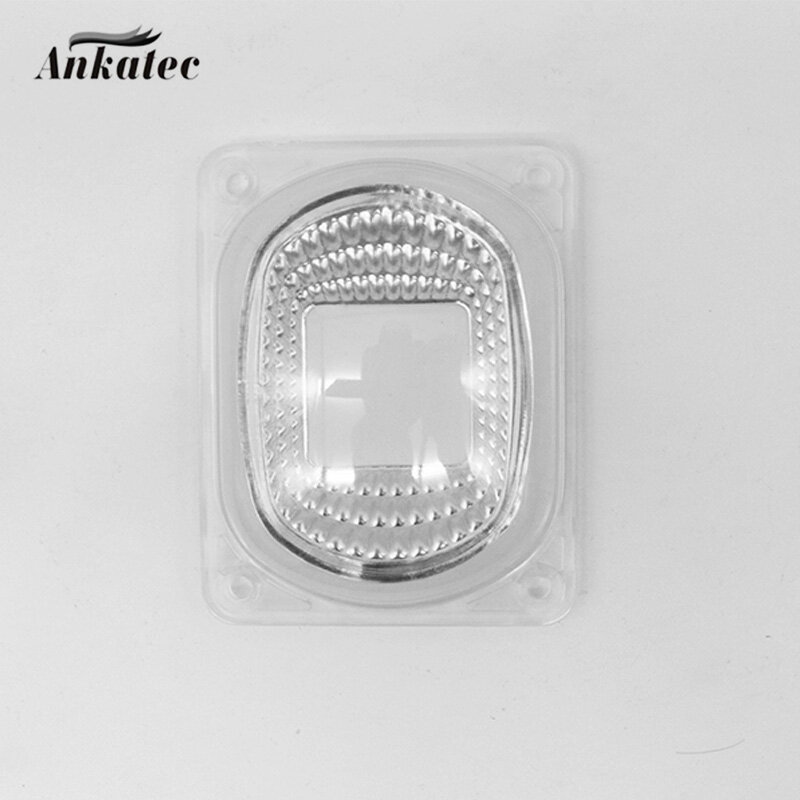 LED objektiv reflektor für LED COB chip lampenschirm kit PC objektiv + reflektor + silikon ring lampenschirm für LED flutlicht DIY