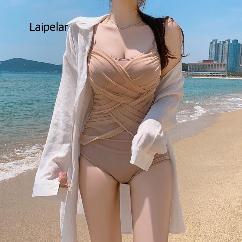 Mới Sexy Xếp Ly Dây Bodysuits Nữ Sang Trọng Phối Ren Lưới Áo Thương Hiệu Giảm Béo Playsuits Cao Cấp