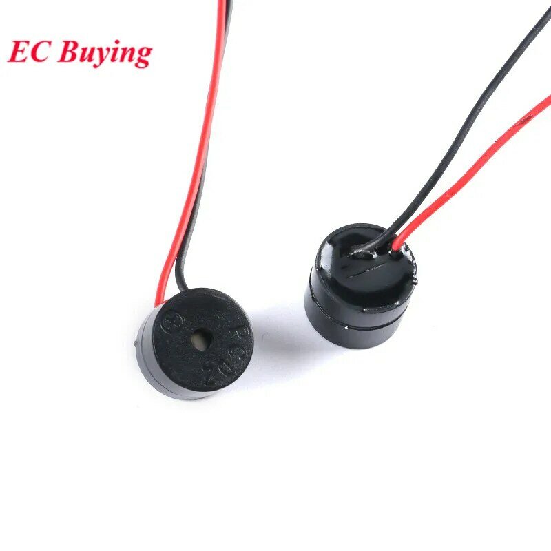 Zumbador activo electromagnético con Cable, 10 piezas/2 piezas, 12V, 12x9,5 MM