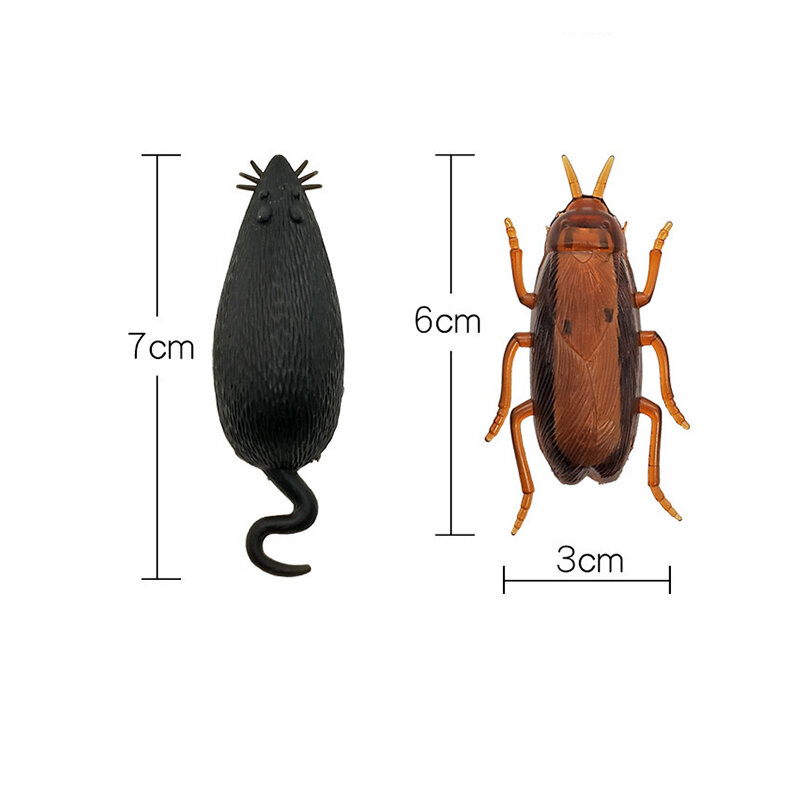 1Pc Grappige Speelgoed Nep Kakkerlak Muis Elektronische Truc-Spelen Speelgoed Simulatie Insect Crawl Kakkerlakken/Muis Trillingen Speelgoed