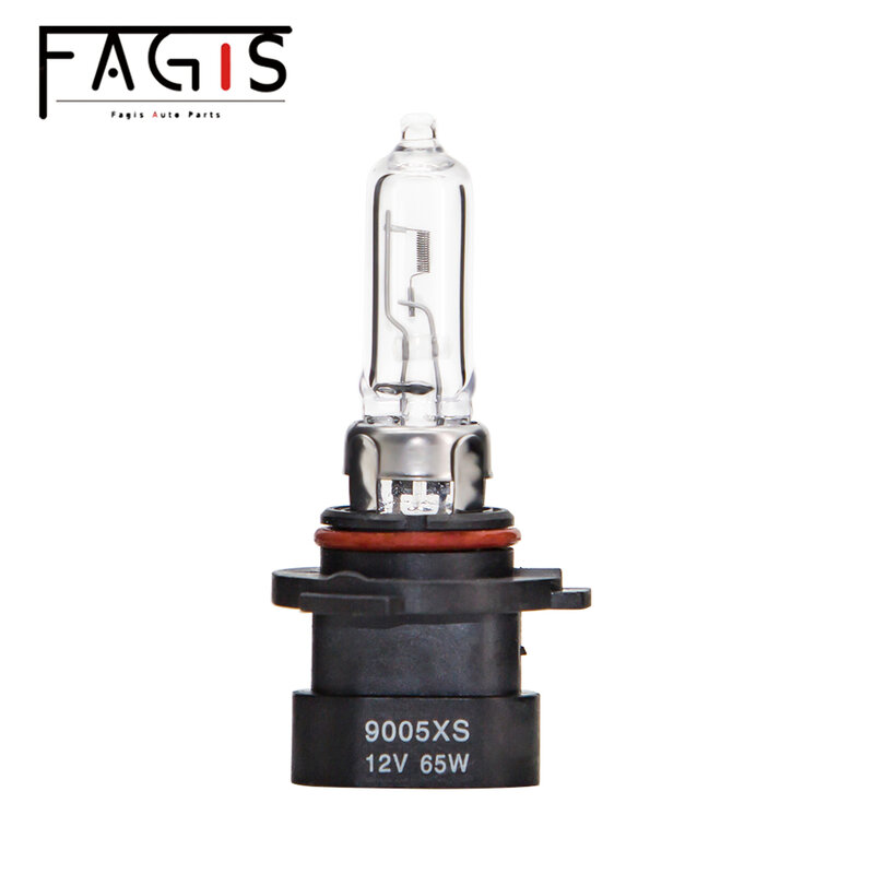 Fagis 2 sztuk Dot 9005XS HB3A 12V 65W P20d jasne standardowa lampa reflektor samochodowy samochodowa żarówka halogenowa 3300K światła do jazdy