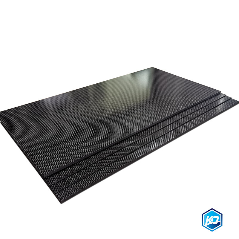 0.5-6MM 125x75mm 3K 무광택 광택 탄소 플레이트 패널 시트, 높은 복합 경도 소재 자외선 방지 탄소 섬유 보드