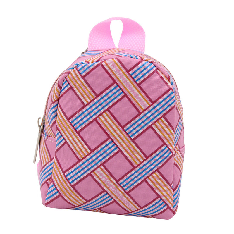 1Pc Poppen Tas Accessoires Rugzak Voor 17 18 Inch Amerikaanse Poppen Leuke Mini Schooltassen Voor 43Cm Nieuwe geboren 1/3 Bjd Poppen Gift Speelgoed