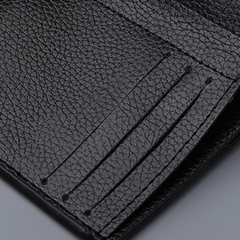 Mode Männer Brieftasche Dünne Solide Farbe Blockieren Luxus Karte Halter Organizer für Männer Multi-karte Business Kurze brieftasche