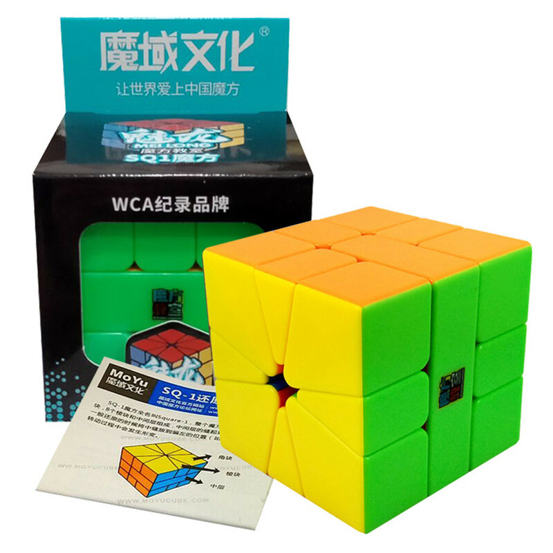 Moyu Meilong Vierkante-1 Mofangjiaoshi SQ1 3X3X3 Speed Magic Kubus Puzzel Educatief Speelgoed Kids SQ-1Game Vierkante 1