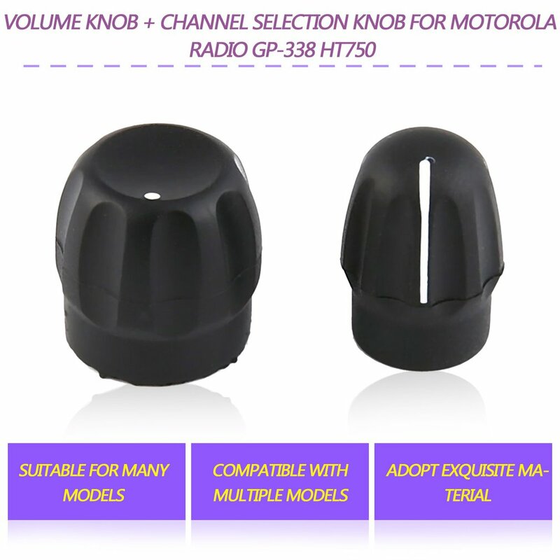 1pcs Volume knob + Kanal auswahl knob für Motorola radio GP-338 HT750 HT1250 EP350 EP450 EX500 EX600 GP340 GP360 GP380