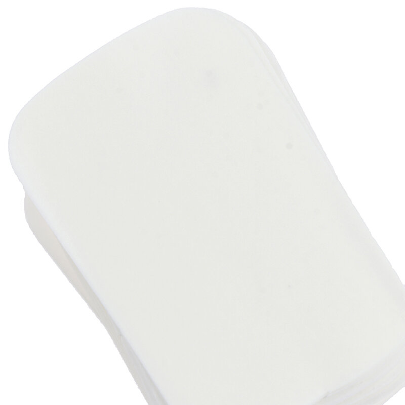 Minihojas desechables perfumadas para lavado de manos, caja de papel desinfectante para jabón espumoso, 20/50/100 piezas, 5,6x3,6 cm