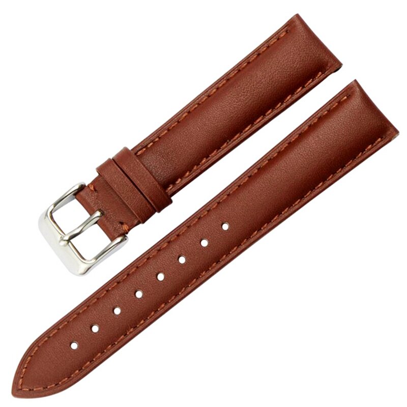 Einfache Arabisch Digital Männer Und Frauen Uhr Quarz Armbanduhr Braun Leder Armband