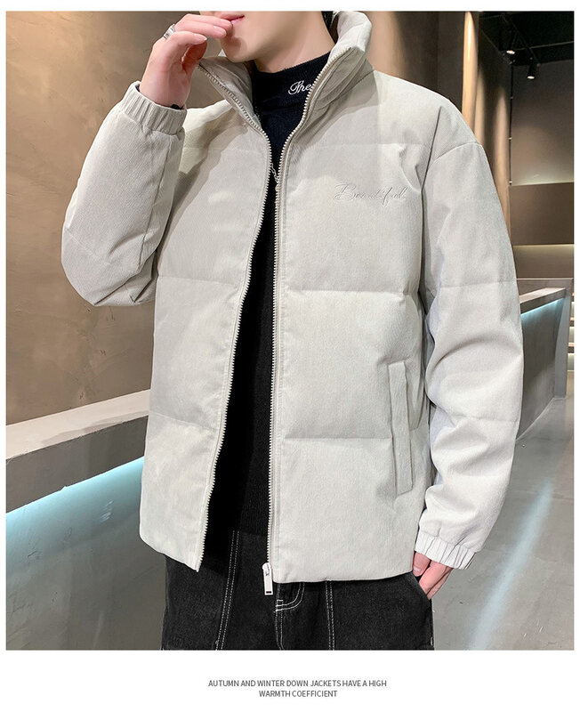 Новинка 2021, зимняя мужская куртка на белом утином пуху, пальто, модные высококачественные мужские лыжные теплые пальто