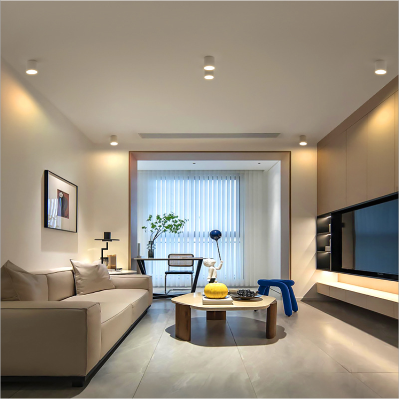 Plafonnier LED monté en Surface, sans trou, éclairage domestique, idéal pour un salon ou un couloir