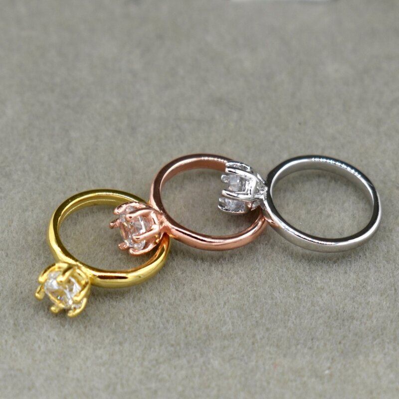 Puntelli per fotografia neonato Faux Diamond Ring Baby Photo Prop Jewelry
