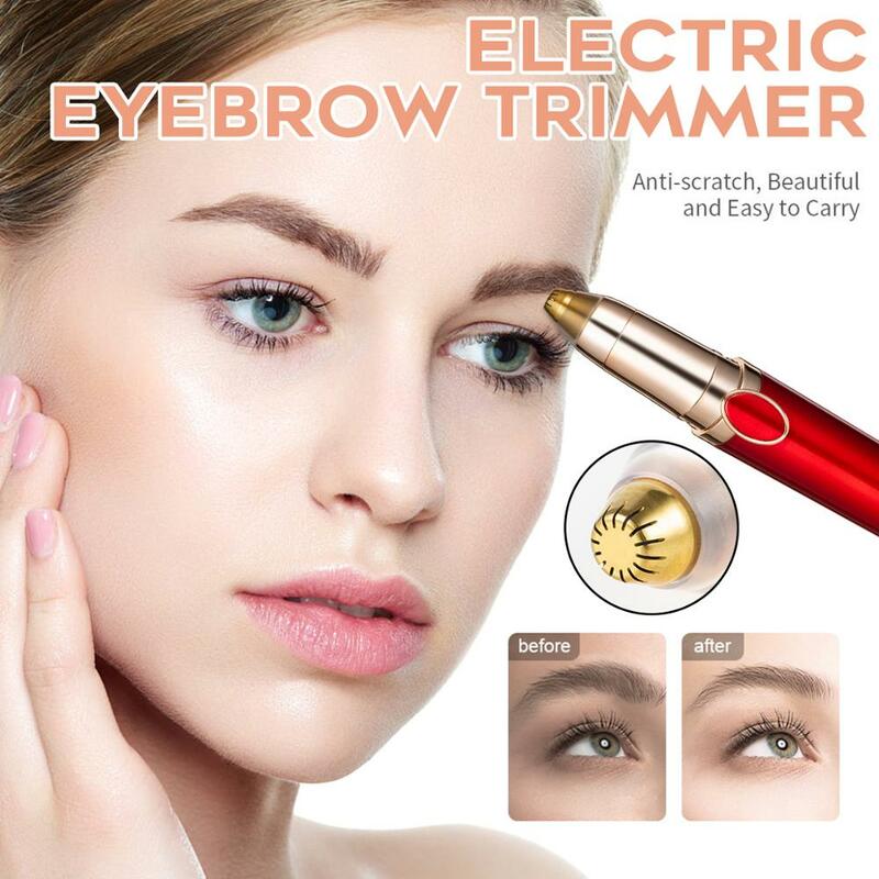 YBLNTEK Electric Eyebrow Trimmer Mini Trimmer for Nose Lip Hair Epilator Eyebrow Facial Hair Removal Painless Eye Brow Shaver